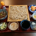 鳴瀧園 ふくろう亭 - ざる蕎麦定食