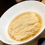 らぁ麺や 嶋 - 綺麗な麺線