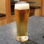 ふぐ屋とら乃介 - スーパードライ生ビール