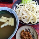 手打ちうどん ムサシ - 見慣れたつけ並辛みそ