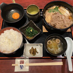 登起波分店  登  - 米沢牛　牛鍋定食　¥2300