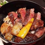 人形町今半 - 名物ステーキ丼