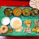 インド食堂ワナッカム - ある日のミールス