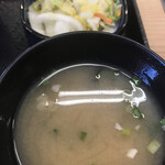吉野家 - おしんこ味噌汁セット139円