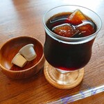 クローバーカフェ - 食後のアイスコーヒー