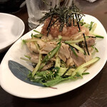 クメチョー - ＊鶏の梅肉和えおろしポン酢（¥490）