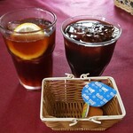 Beasuton - ランチメニューに付くドリンク(コーラ、アイスコーヒー)(R2.7.31撮影)