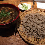 守破離 - 地鶏きのこつけ汁そば1150（麺太い）