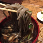 守破離 - 地鶏きのこつけ汁そば1150（麺太い）