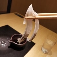 とらふぐ亭 池袋東口店 - 身がちゃんと切れてないふぐ皮