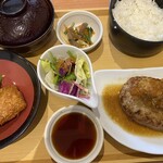 ココス - ハンバーグ＆長崎県産アジフライ膳