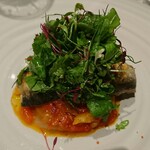 SUGALABO - 北海道の真鰯　ピペラード　25年熟成のバルサミコ酢