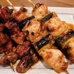 居食屋 渡美 - レバーとねぎま(タレ)