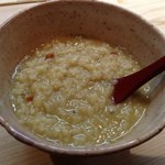 たこつぼ - 川ガニの雑炊
