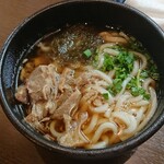 たこ焼き 元祖どないや - かすいり肉うどんこぶのせ