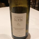 ラチュレ - Westhoffen Gewurtztraminer: アルザスのワイン。　少し甘みがありフォアグラといいバランス