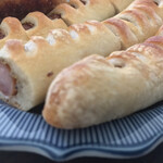 粉とクリーム - 先端に着目する。