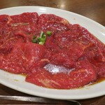 焼肉 山河 - ・「山河ロース(¥528)」2人前。