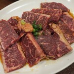 焼肉 山河 - ・「山河ハラミ(¥528)」2人前。