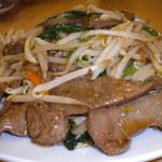 鳳琴樓 - レバニラ　アップ