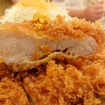 かつ饗 - ロースかつアップ