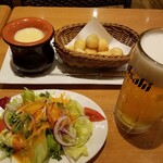 ラパウザ - ラパ飲みセット①+シンプルサラダ(ハーフ)