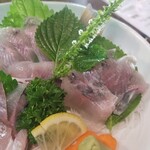 赤久縄 - 岩魚の刺身　880円