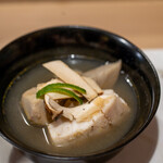 うを徳 - 2020.9 徳島海老芋・北海道松茸・観音寺マナガツオ・鮑煮汁のお椀