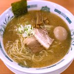 Hidakaya - エビ塩ラーメン￥550　2020.9.11