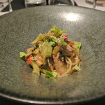 リストランテ カノフィーロ - さんまとセロリのアーリオオーリオ　スパゲッティ