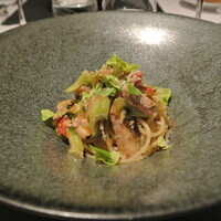 リストランテ カノフィーロ - さんまとセロリのアーリオオーリオ　スパゲッティ