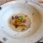 海のしょうげつ - 2012.06 先付　蓮根水無月豆腐