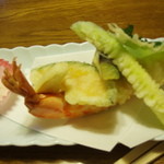 智月庵 - 天ぷら（夜のコース）