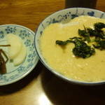 智月庵 - 麦飯とろろ（夜のコース）