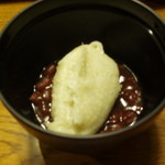 智月庵 - そばがきぜんざい（夜のコース）