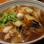 旬菜麺茶屋　五目亭 - 「五目ラーメン(和風醤油味)」