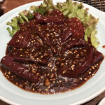焼肉 静龍苑 - レバー　800円×2=1,600円