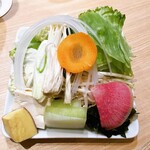 Hitori Shabushabu Nanadaime Matsugorou - 野菜盛り合わせ