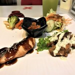 江の島 - サーモン＆チキン照り焼き定食