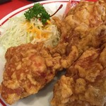 中華料理 牡丹園 - 唐揚げ定食