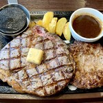 Suteki Gasuto - リブロース300グラム＋手ごねハンバーグ150グラム