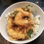天富士 - ⒏かき揚（天丼で