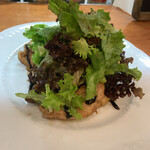 スクレ･サレ - リードヴォーと木の子のサラダ　３０００円