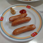 餃子の王将 - セットのシャウエッセン