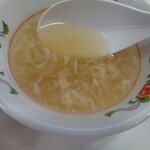 餃子の王将 - スープ付き