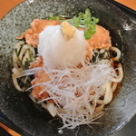 十勝山賊うどん - 冷やし山賊うどん　８００円　2012.6