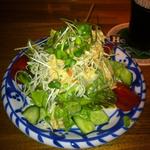 ワンステップ - ワンステップサラダ（Ｓ）、自家製胡麻ドレで