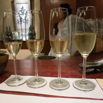 麻布 幸村 - ４種のシャンパーニュ、勢揃い。　(2012/06)