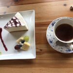 カフェ ボッチ - レアチーズケーキ/¥400