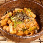 Yakitori (grilled chicken skewers) Bowl with Plenty of Young Chicken